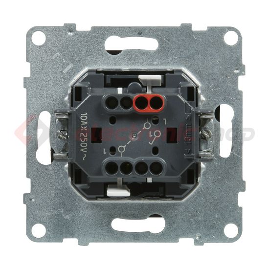 Suno 101 1P kapcsoló 101 1P kapcsoló betét közp. fedéllel fekete süllyesztett rugós IP20 LEGRAND - 721401