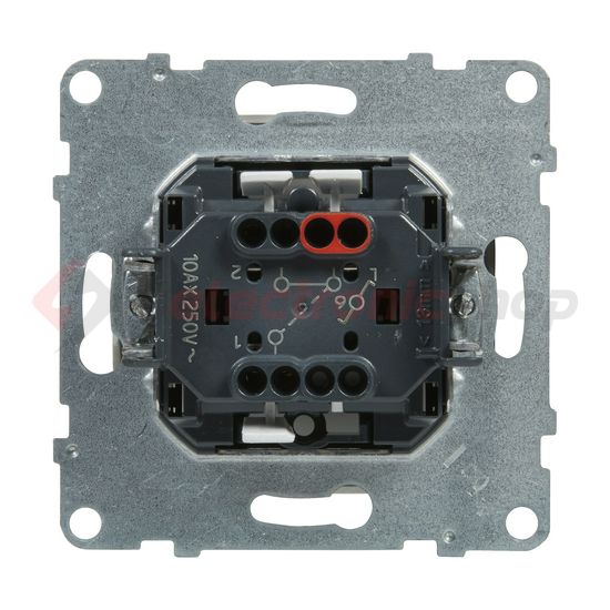 Suno 106 váltókapcsoló 106 váltókapcsoló betét közp. fedéllel fehér süllyesztett rugós LEGRAND - 721106