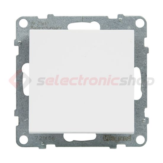 Suno 106 váltókapcsoló 106 váltókapcsoló betét közp. fedéllel fehér süllyesztett rugós LEGRAND - 721106