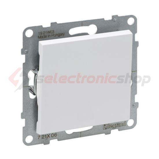 Suno 106 váltókapcsoló 106 váltókapcsoló betét közp. fedéllel fehér süllyesztett rugós LEGRAND - 721106