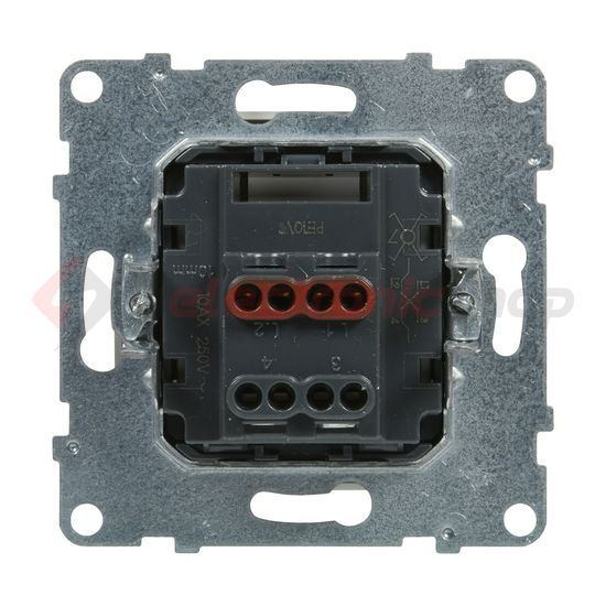 Suno 107 keresztkapcsoló 107 keresztkapcsoló betét közp. fedéllel fehér süllyesztett LEGRAND - 721107