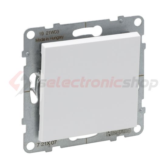 Suno 107 keresztkapcsoló 107 keresztkapcsoló betét közp. fedéllel fehér süllyesztett LEGRAND - 721107
