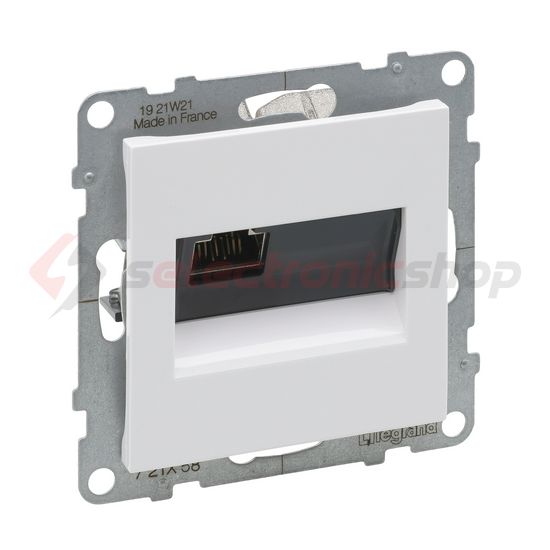 Suno adatcsatlakozó dugalj STP RJ45 8(8) Cat6A(IEC) fehér LEGRAND - 721158