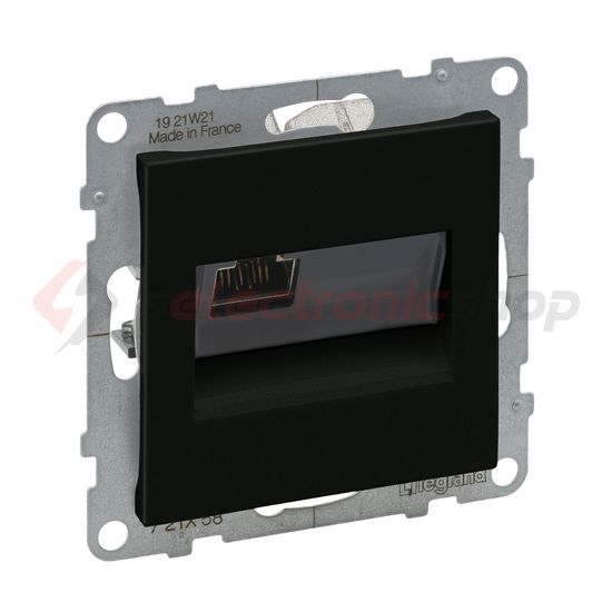 Suno adatcsatlakozó dugalj STP RJ45 8(8) Cat6A(IEC) fekete LEGRAND - 721458