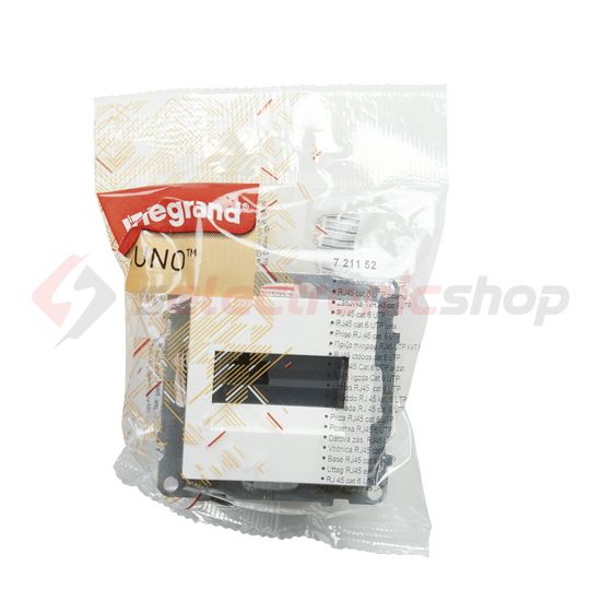 Suno adatcsatlakozó dugalj UTP RJ45 8(8) Cat6 fehér LEGRAND - 721152