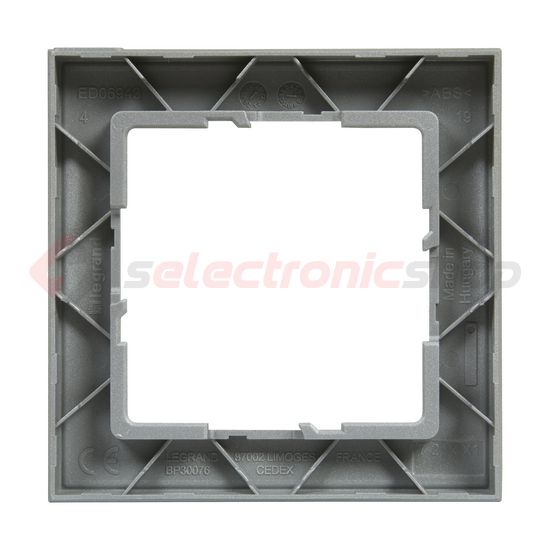 Suno keret 1-egység vízszintes és függőleges műanyag alumínium kefélt LEGRAND - 721561