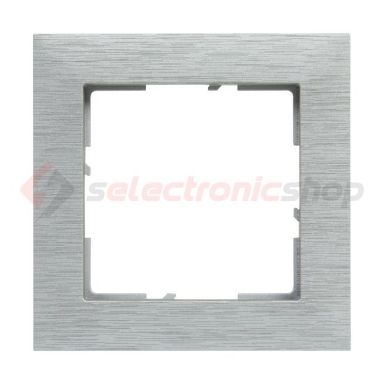 Suno keret 1-egység vízszintes és függőleges műanyag alumínium kefélt LEGRAND - 721561