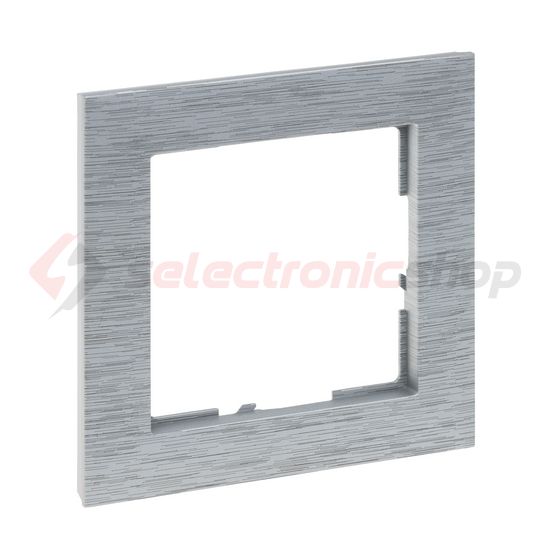 Suno keret 1-egység vízszintes és függőleges műanyag alumínium kefélt LEGRAND - 721561