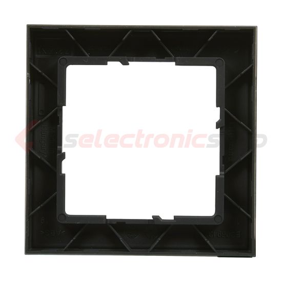 Suno keret 1-egység vízszintes és függőleges műanyag fekete lakkozott LEGRAND - 721521