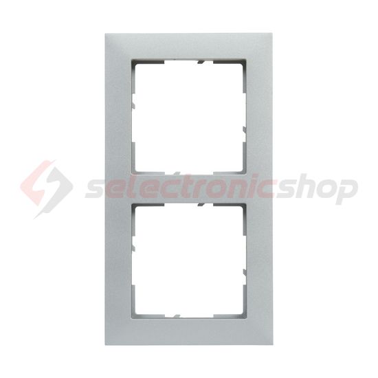 Suno keret 2-egység vízszintes és függőleges műanyag alumínium lakkozott LEGRAND - 721512