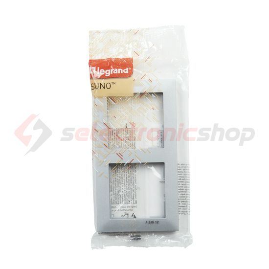 Suno keret 2-egység vízszintes és függőleges műanyag alumínium lakkozott LEGRAND - 721512