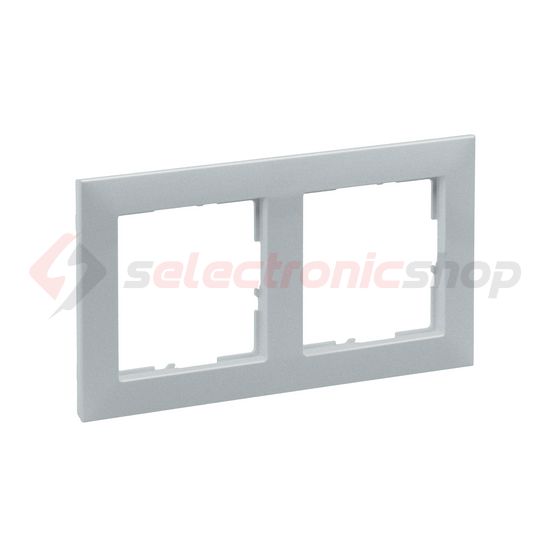 Suno keret 2-egység vízszintes és függőleges műanyag alumínium lakkozott LEGRAND - 721512