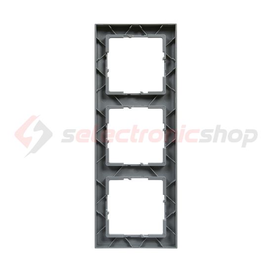 Suno keret 3-egység vízszintes és függőleges műanyag alumínium lakkozott LEGRAND - 721513