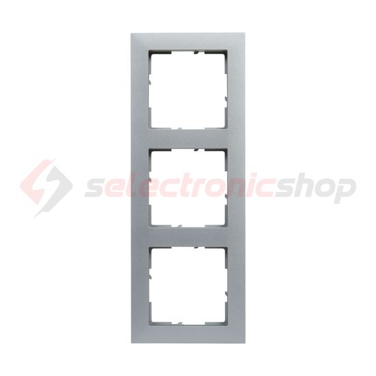 Suno keret 3-egység vízszintes és függőleges műanyag alumínium lakkozott LEGRAND - 721513