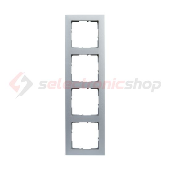 Suno keret 4-egység vízszintes és függőleges műanyag alumínium lakkozott LEGRAND - 721514