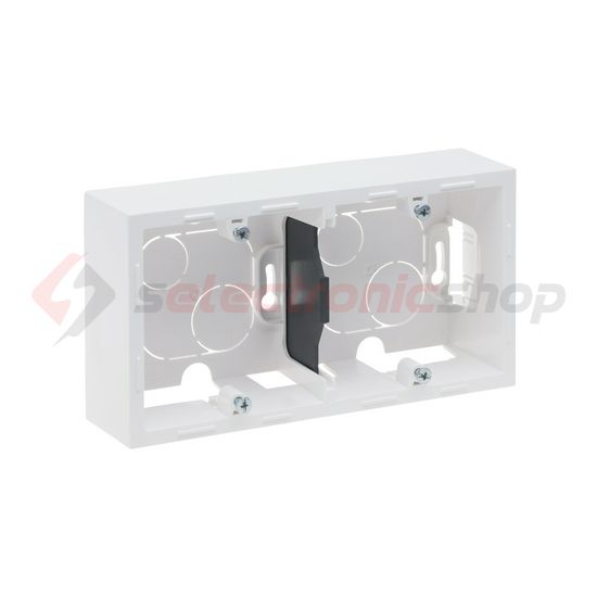 Suno kiemelődoboz 2-egység vízszintes és függőleges fehér téglalap műanyag IP2X LEGRAND - 721195