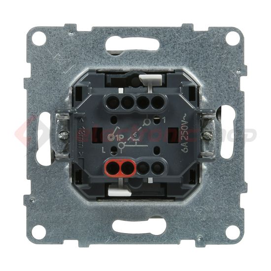 Suno N101 nyomó betét közp. fedéllel 1- nyomógomb 1z alumínium csengő IP20 műanyag LEGRAND - 721313