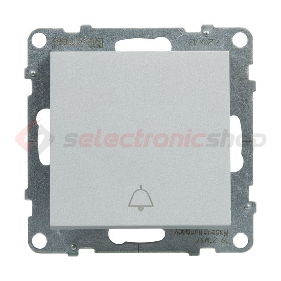 Suno N101 nyomó betét közp. fedéllel 1- nyomógomb 1z alumínium csengő IP20 műanyag LEGRAND - 721313