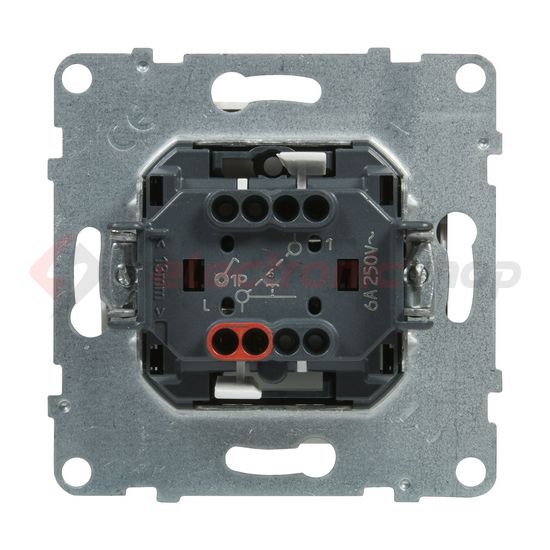 Suno N101 nyomó betét közp. fedéllel 1- nyomógomb 1z fehér csengő IP20 süllyesztett dmax. LEGRAND - 721113