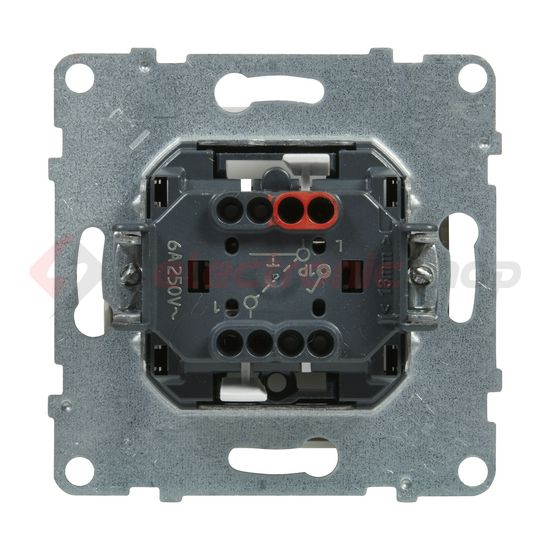 Suno N101 nyomó betét közp. fedéllel 1- nyomógomb 1z fehér IP20 süllyesztett dmax. LEGRAND - 721109