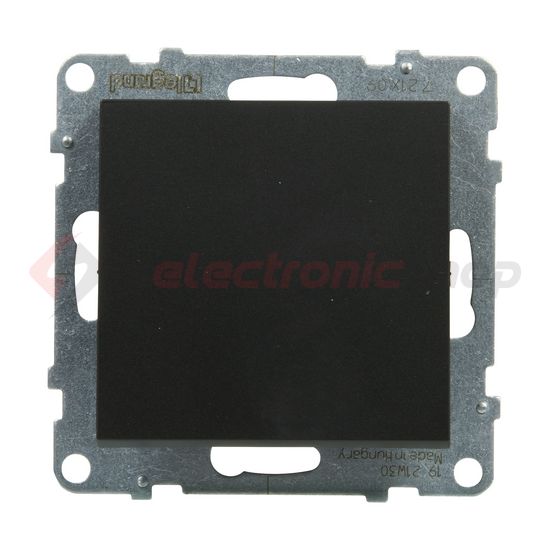 Suno N101 nyomó betét közp. fedéllel 1- nyomógomb 1z fekete IP20 süllyesztett dmax. LEGRAND - 721409