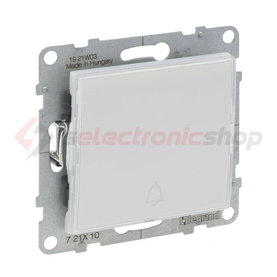 Suno N101 nyomó betét közp. fedéllel 1- nyomógomb 1z IP20 jelzőfény címketartó műanyag LEGRAND - 721110