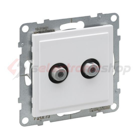 Suno TV (F) 2-kimenet végzáró süllyesztett 1.5dB/860MHz fehér 1.5dB/2150MHz LEGRAND - 721173