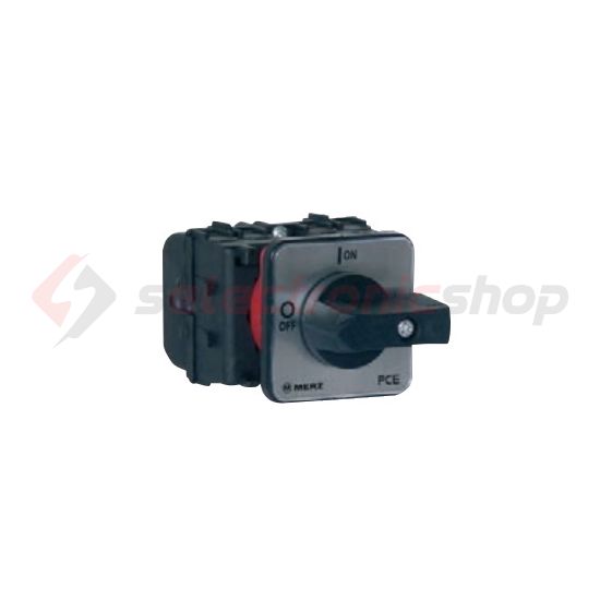 Szakaszoló be-ki kapcsoló 100A 3P 37kW/400VAC-3 beépíthető fix fekete ML3-125-E-0600 MERZ - MZ41057