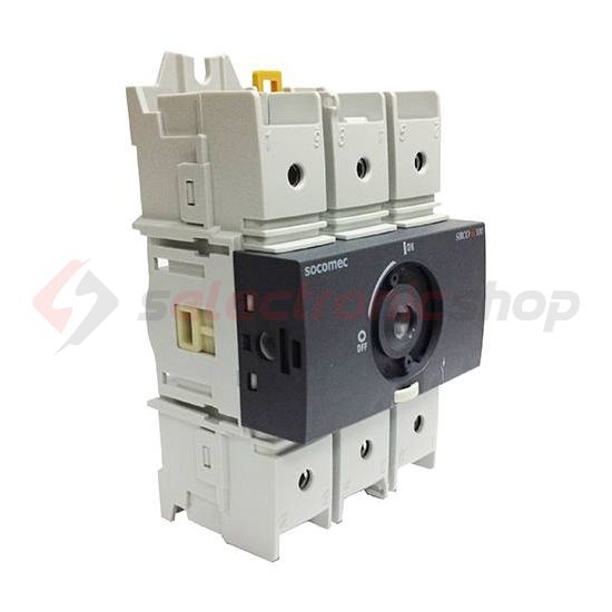 Szakaszoló be-ki kapcsoló alapkészülék 100A 3P ráépíthető sorolható fix Sirco M3 SOCOMEC - 22003010