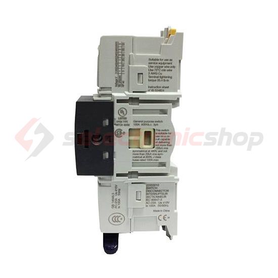 Szakaszoló be-ki kapcsoló alapkészülék 100A 3P ráépíthető sorolható fix Sirco M3 SOCOMEC - 22003010