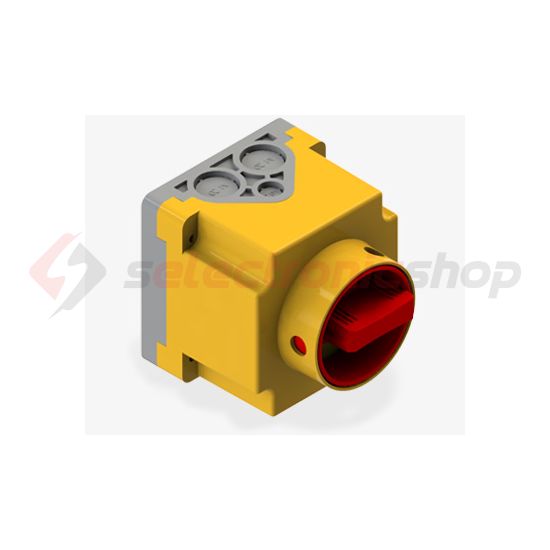 Szakaszoló fő- és vészkapcsoló 40A 4P 11kW/400VAC-3 ráépíthető tokozott A 251/22.I2N1850-S MERZ - MZ20056