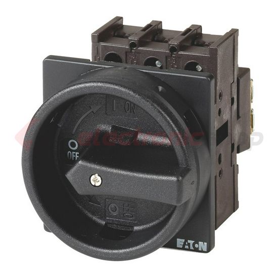 Szakaszoló főkapcsoló 32A 3P 13kW/400VAC-3 beépíthető fix fekete zárható P1-32/EA/SVB-SW EATON - 053111