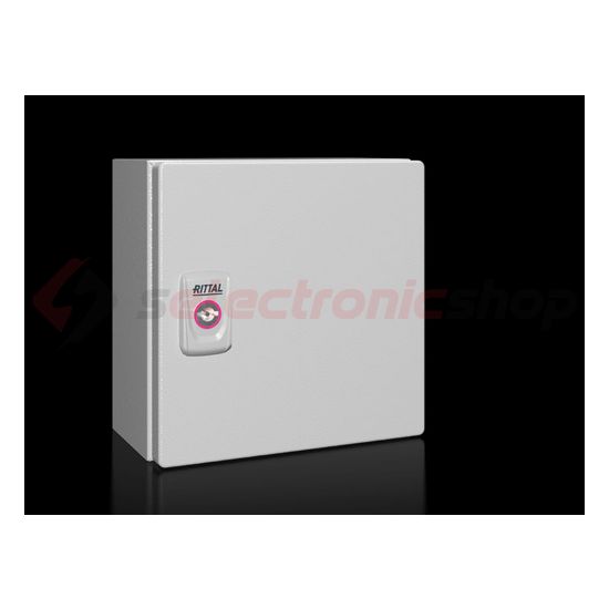 Szekrény E-Box falonkívüli 200mm x 200mm x 120mm acél IP66 tömszelence KX 1549.000 Rittal - 1549000