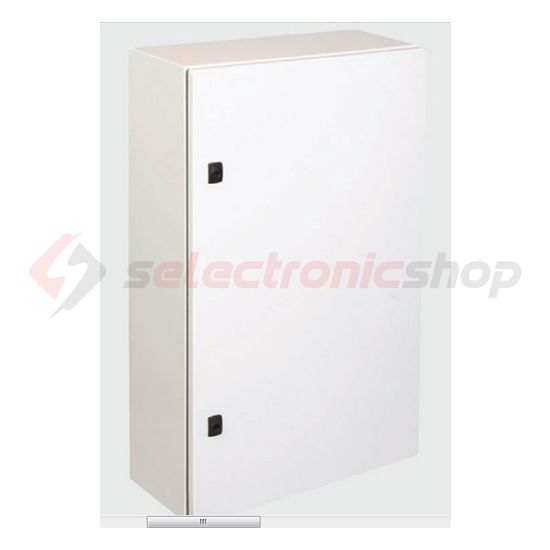 Szekrény fali acél szerelőlappal 1200mm 600mmx 300mmx IP66 szürke EO EAE - EO1206030