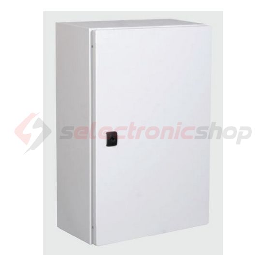 Szekrény fali acél szerelőlappal 300mm x 400mm x 150mm IP66 szürke EO EAE - EO303015