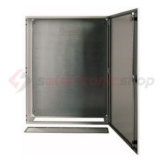 Szekrény fali sorolható acél szerelőlappal 1000mm 800mmx 300mmx IP66 szürke CS-108/300 EATON - 111715