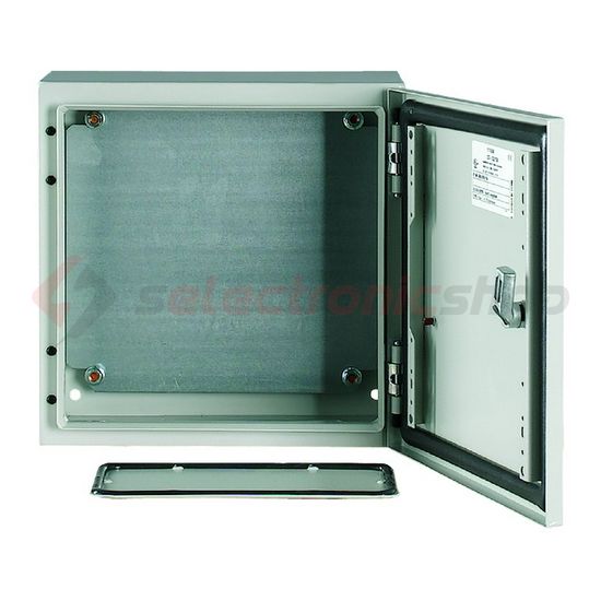 Szekrény fali sorolható acél szerelőlappal 300mm 300mmx 150mmx IP66 szürke CS-33/150 EATON - 111648