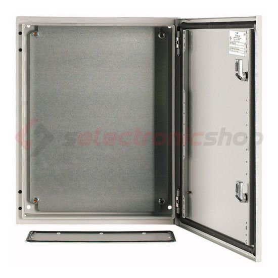 Szekrény fali sorolható acél szerelőlappal 600mm 400mmx 150mmx IP66 szürke CS-64/150 EATON - 111692