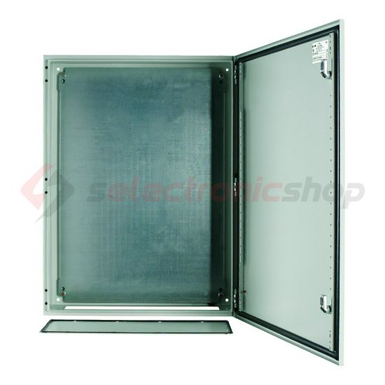 Szekrény fali sorolható acél szerelőlappal 800mm 600mmx 200mmx IP66 szürke CS-86/200 EATON - 111706