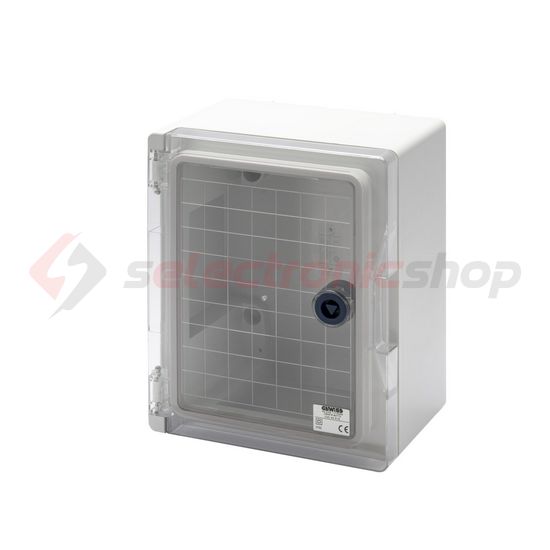 Szekrény fali szerelőlemez nélkül műanyag 316mm x 236mm x 135mm IP55 szürke 44CEP GEWISS - GW44819