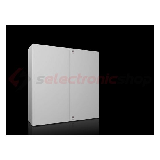 Szekrény fali teli ajtós acél szerelőlappal 1000mm x 1000mm x 300mm IP55 AX 1110.000 Rittal - 1110000