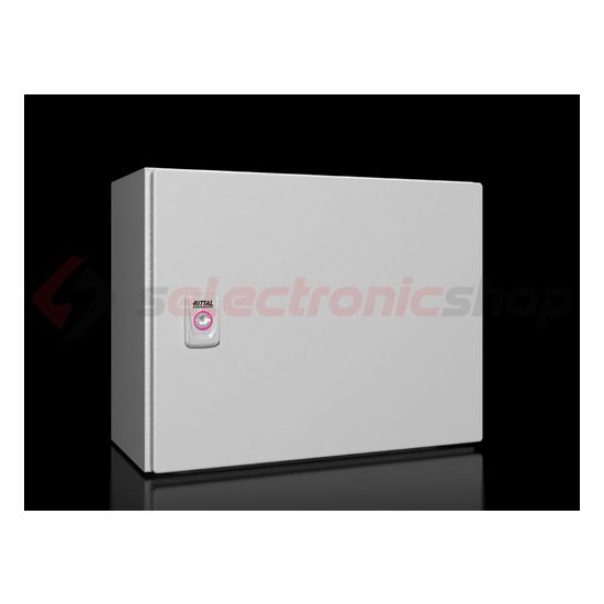 Szekrény fali teli ajtós acél szerelőlappal 300mm x 380mm x 210mm IP66 AX 1031.000 Rittal - 1031000