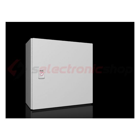 Szekrény fali teli ajtós acél szerelőlappal 380mm x 380mm x 210mm IP66 AX 1380.000 Rittal - 1380000