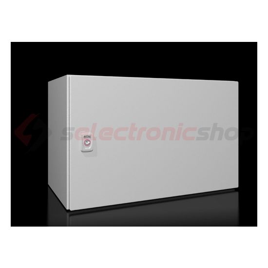 Szekrény fali teli ajtós acél szerelőlappal 380mm x 600mm x 350mm IP66 AX 1339.000 Rittal - 1339000