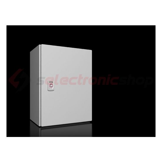 Szekrény fali teli ajtós acél szerelőlappal 400mm x 300mm x 210mm IP66 AX 1034.000 Rittal - 1034000