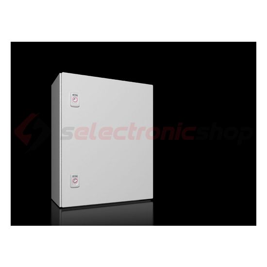 Szekrény fali teli ajtós acél szerelőlappal 500mm x 400mm x 210mm IP66 AX 1045.000 Rittal - 1045000