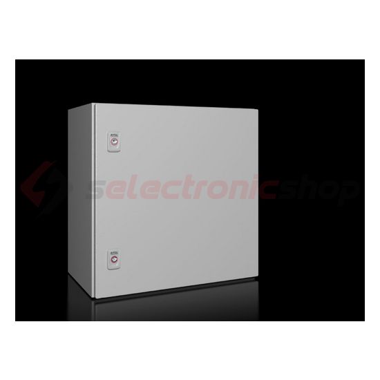 Szekrény fali teli ajtós acél szerelőlappal 500mm x 500mm x 300mm IP66 AX 1350.000 Rittal - 1350000