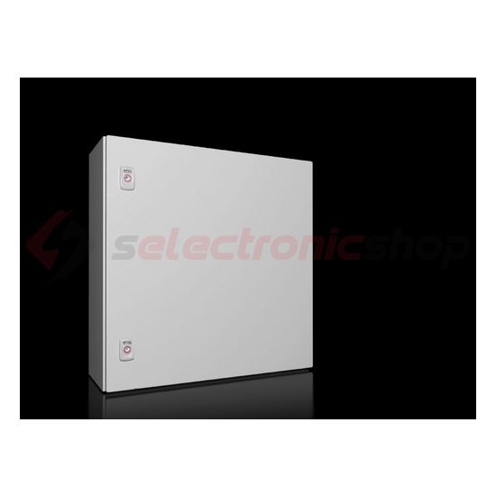 Szekrény fali teli ajtós acél szerelőlappal 600mm x 600mm x 210mm IP66 AX 1060.000 Rittal - 1060000