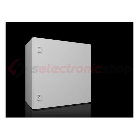 Szekrény fali teli ajtós acél szerelőlappal 600mm x 600mm x 350mm IP66 AX 1360.000 Rittal - 1360000