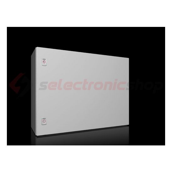 Szekrény fali teli ajtós acél szerelőlappal 600mm x 800mm x 300mm IP66 AX 1055.000 Rittal - 1055000